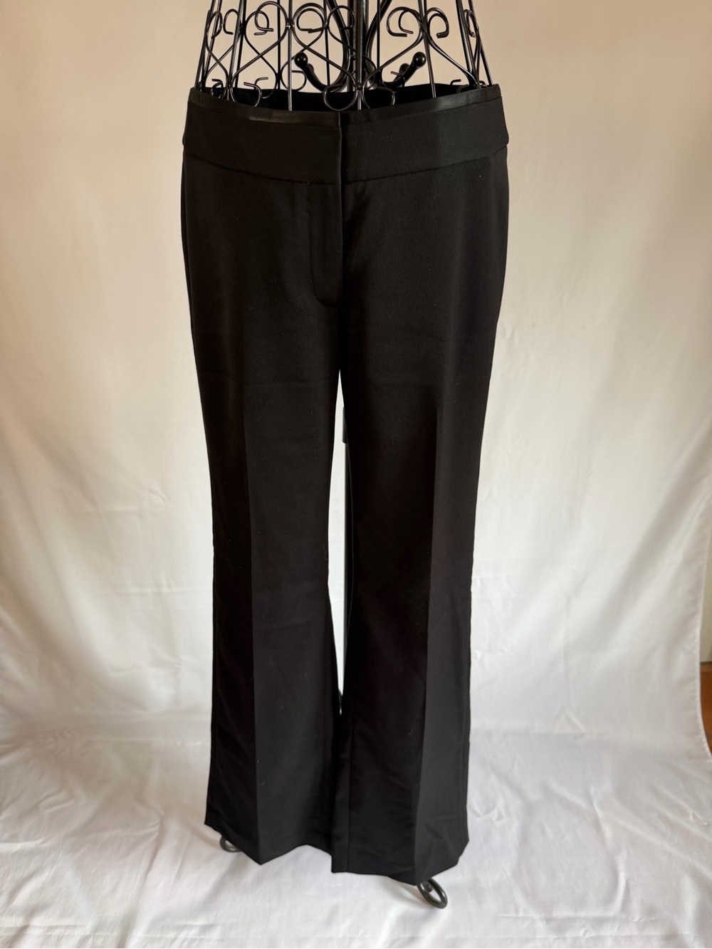 White House Black Market Black Wide Leg Dress Pants